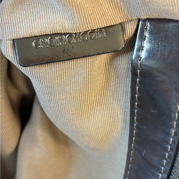 Burberry House NovaCheck Checked Tote Bag Handbag Enamel Patent Leather - Picture 14 of 14